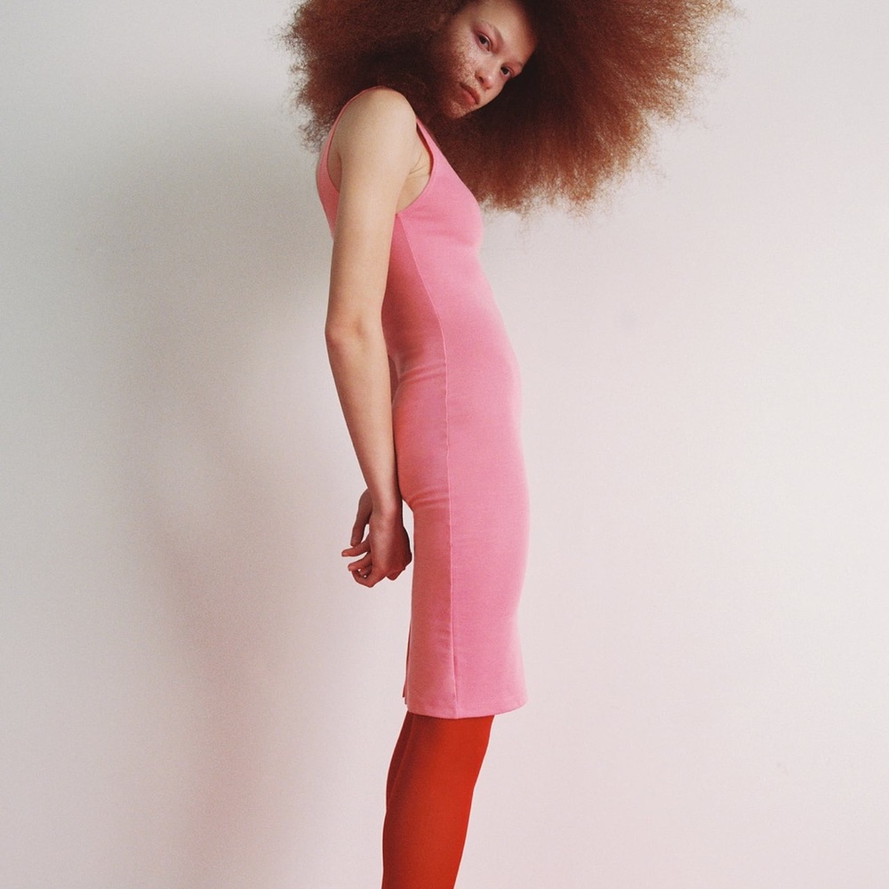 Strappy midi dress from Zara